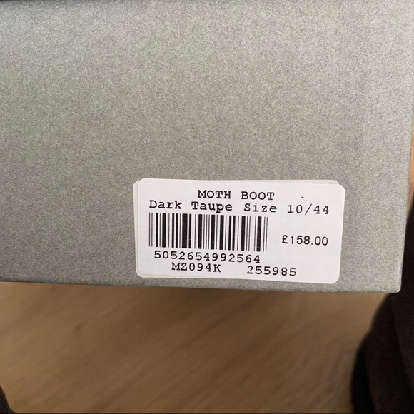 All Saints Moth Boots in Dark Taupe - Picture 7 of 7